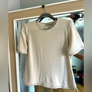 Wool 100% - women’s Worth short sleeve sweater